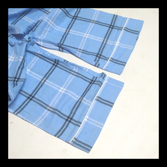 NEW! Women's Plaid Flannel 2pc Pajama Set, Blue - Wondershop Holiday - Picture 12 of 16